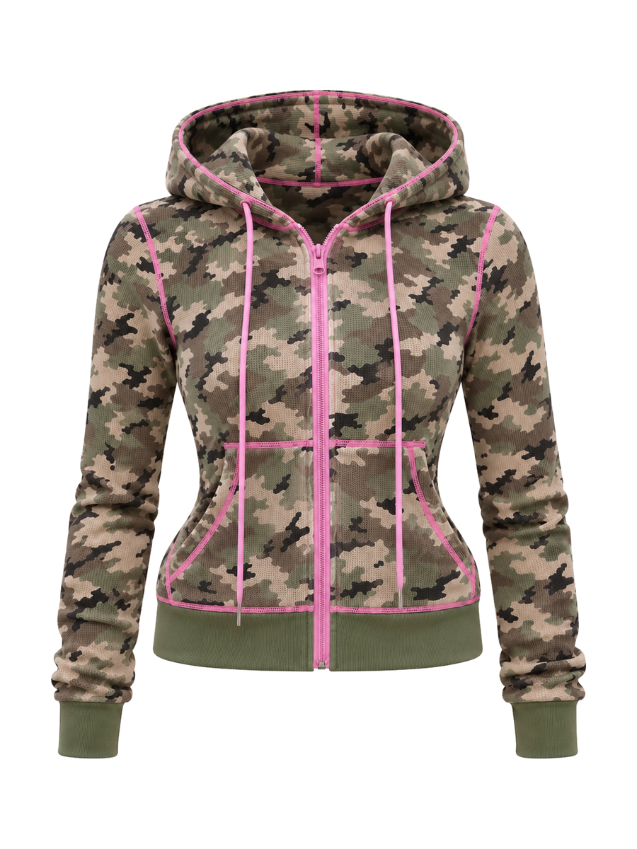 The Waffle Hoodie — Camo